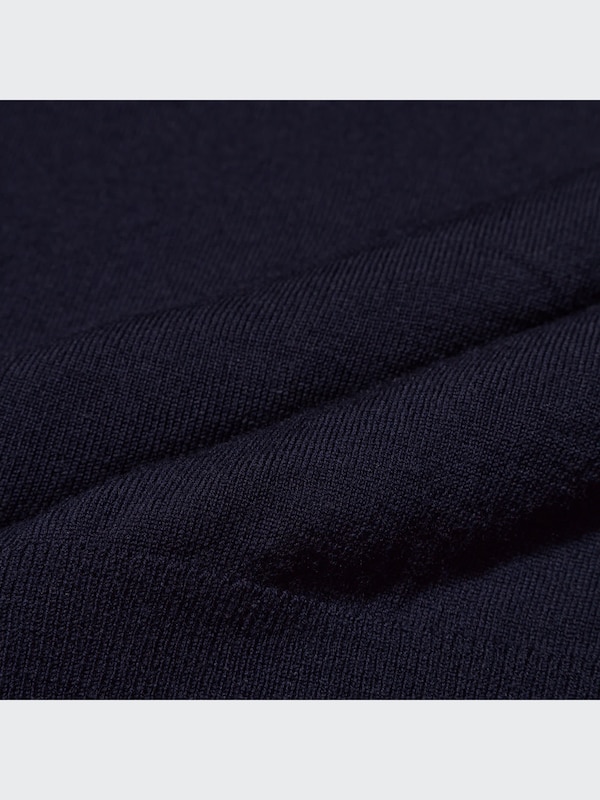 メリノブレンドVネックカーディガン（長袖・ハート）