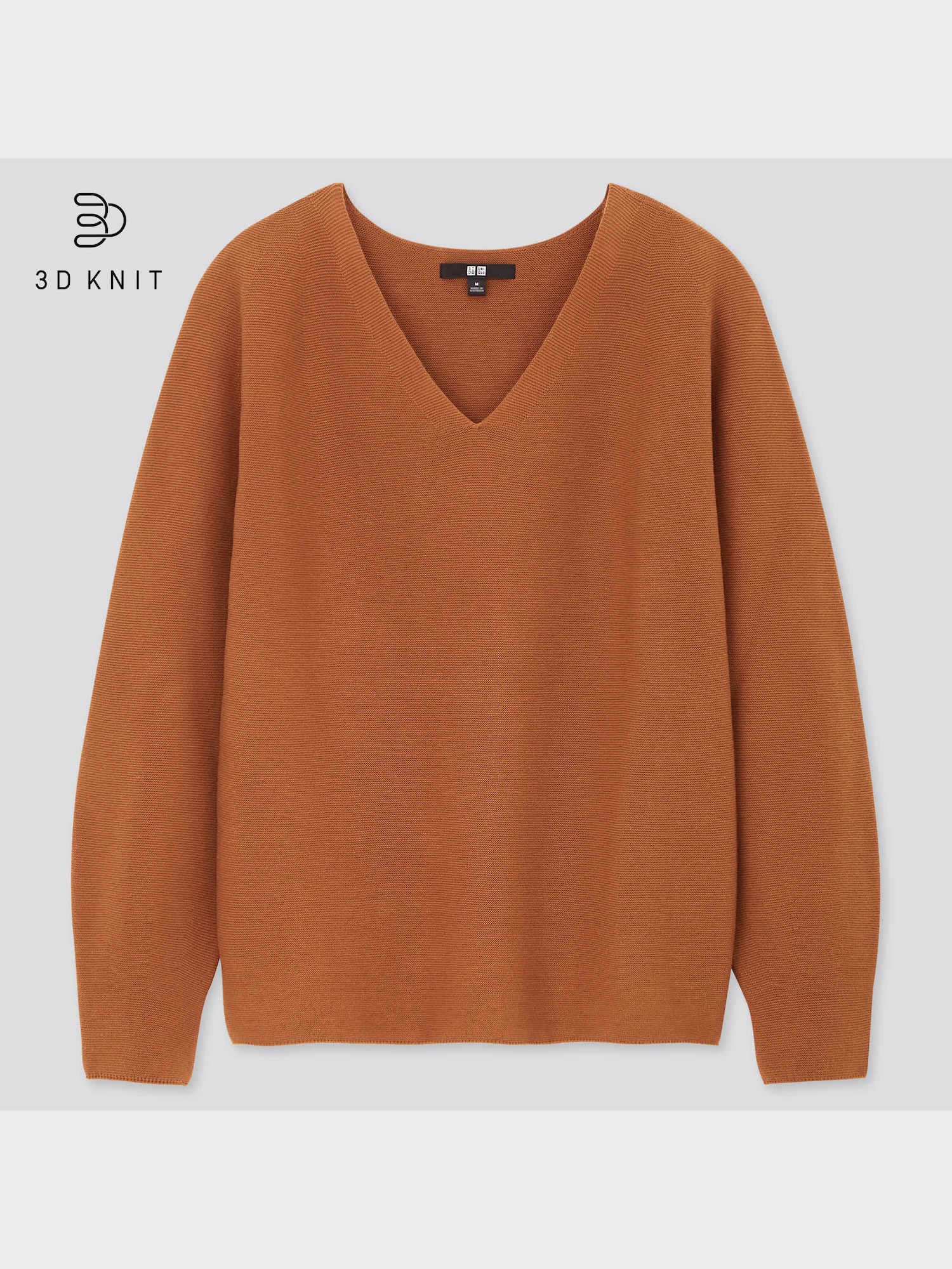 ユニクロ公式 | 3DコットンVネックセーター（長袖）
