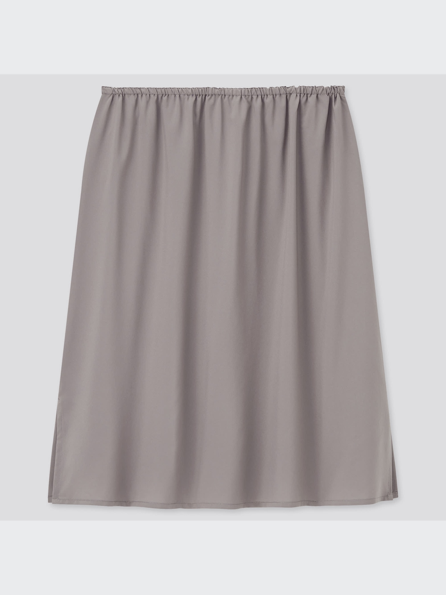 蘭 新一セット ユニクロ公式 | シャイニーギャザーロングスカート（丈短め76～80cm）
