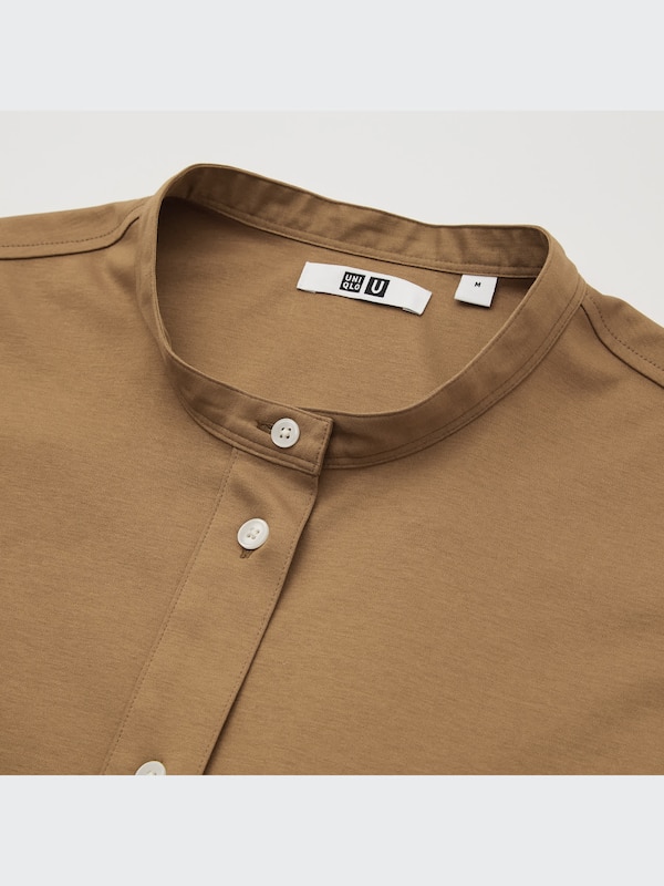 マーセライズコットンベルテッドワンピース（長袖）