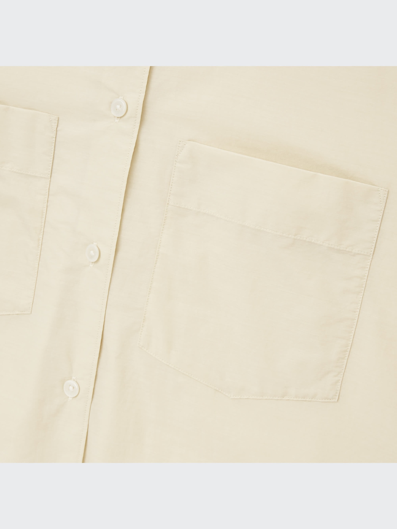 ユニクロ公式 | ダブルポケットオーバーサイズシャツ（長袖）