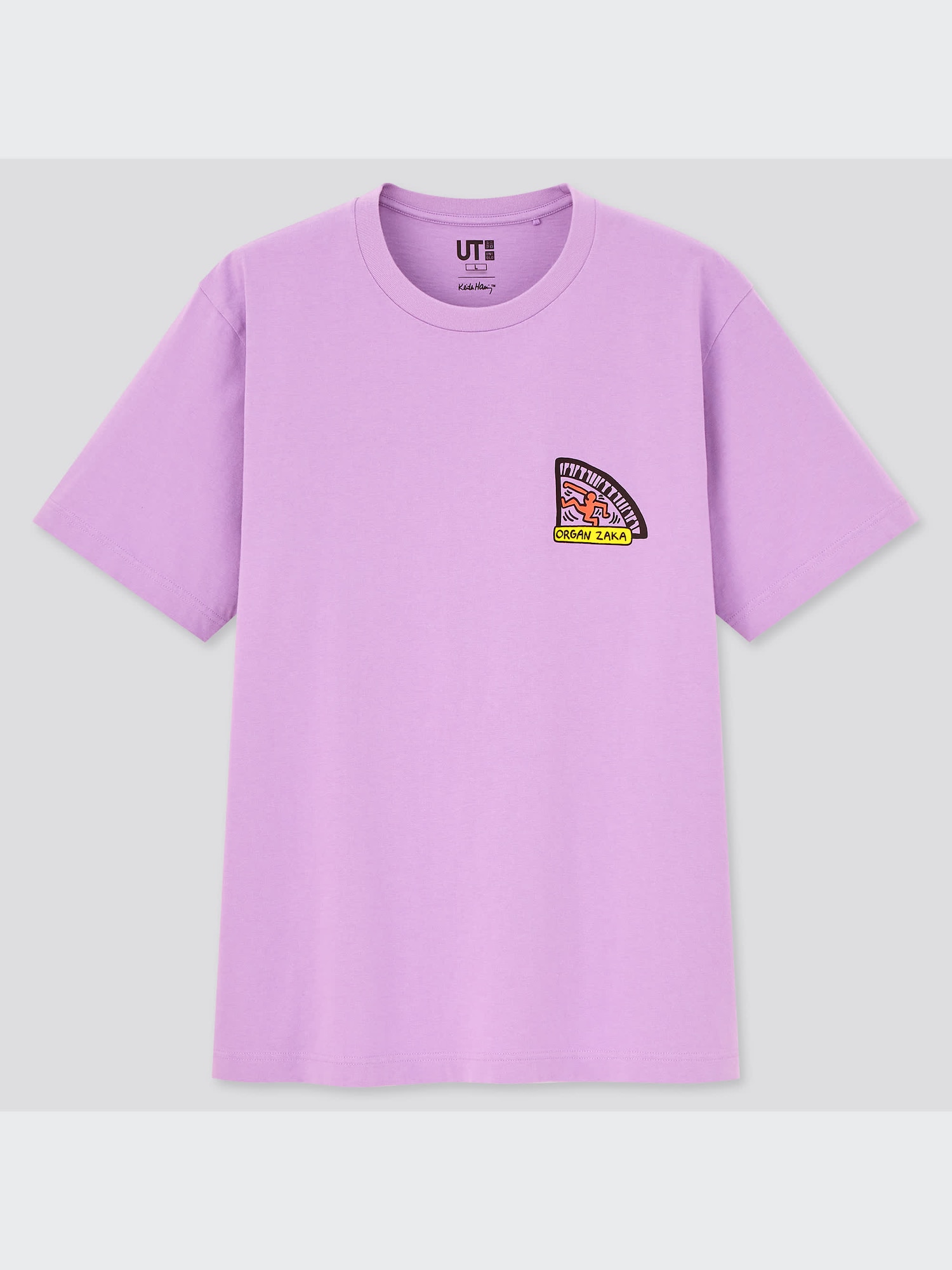 UNIQLO - ピンクシェリー UNIQLOユニクロ スムースストレッチコットンクルーネックTシャツ