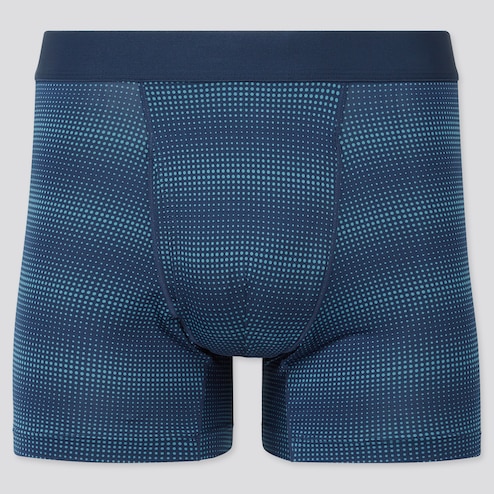 Uniqlo Men Woven Boxer Shorts (Blue) 