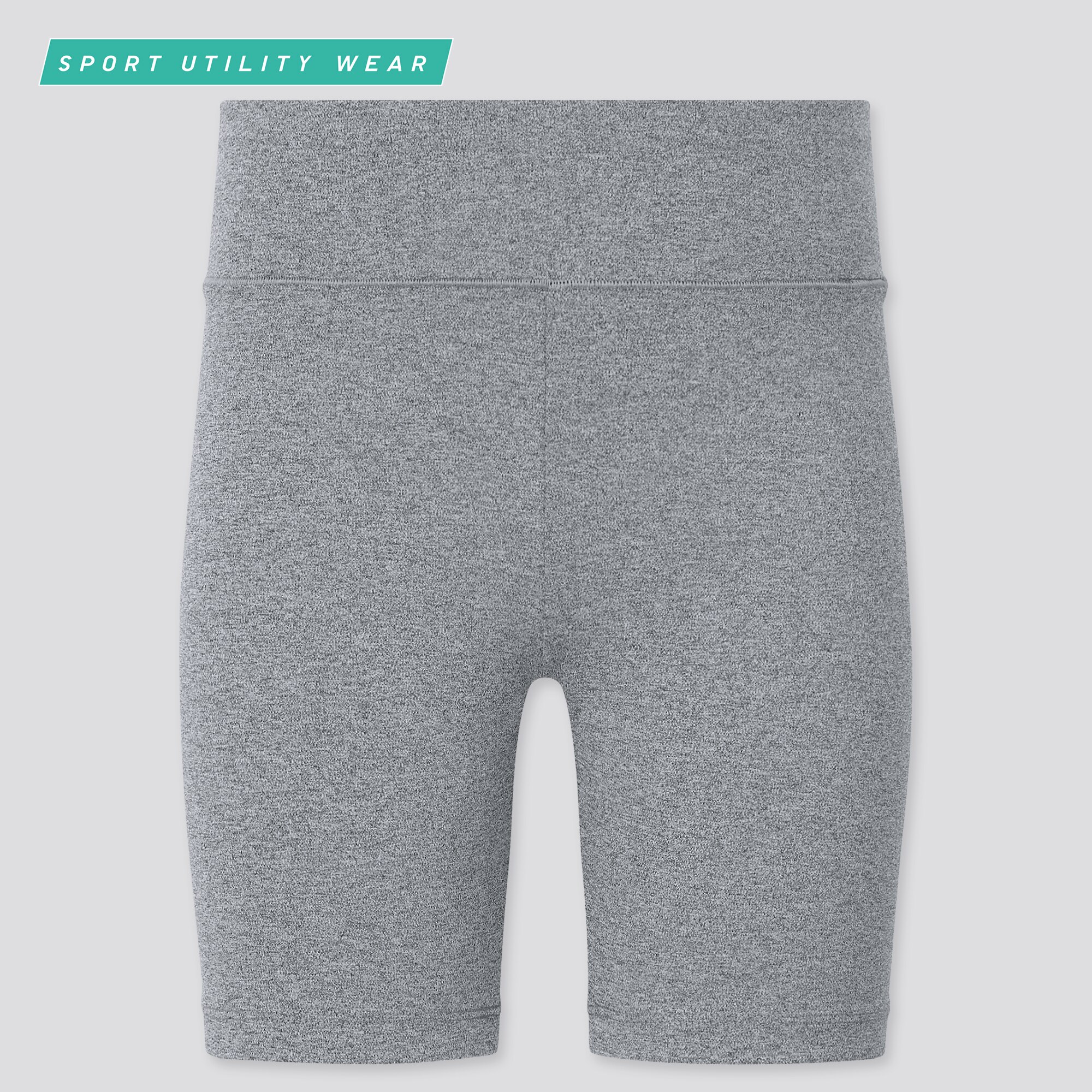 grey biker shorts in store