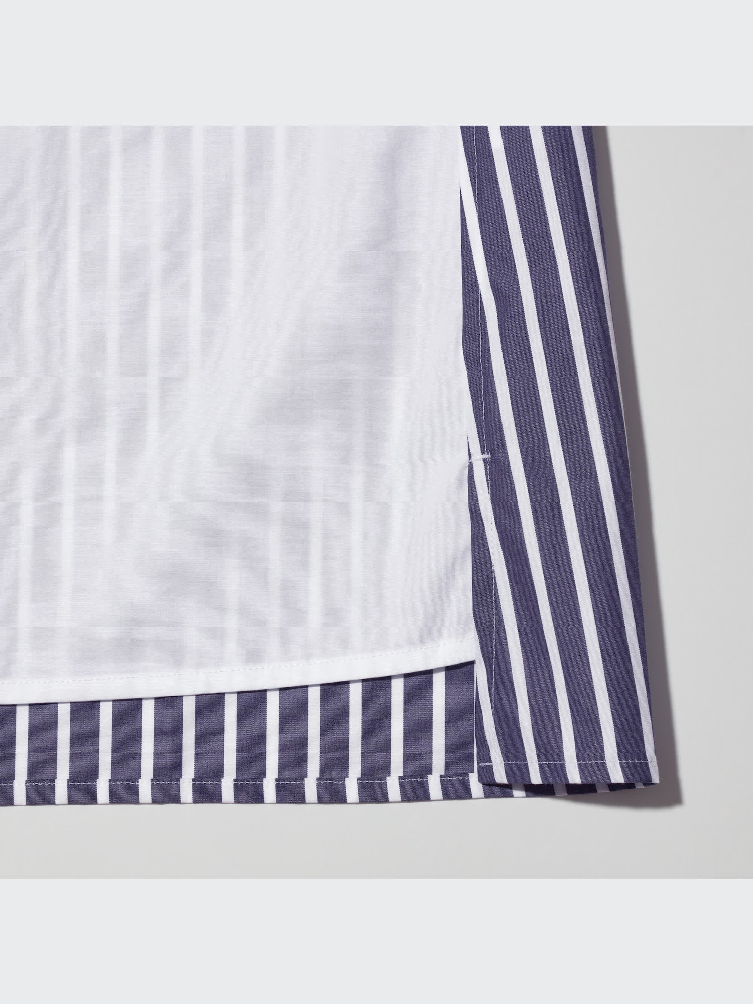 ユニクロ公式 | スーピマコットンスタンドカラーストライプシャツ（長袖）