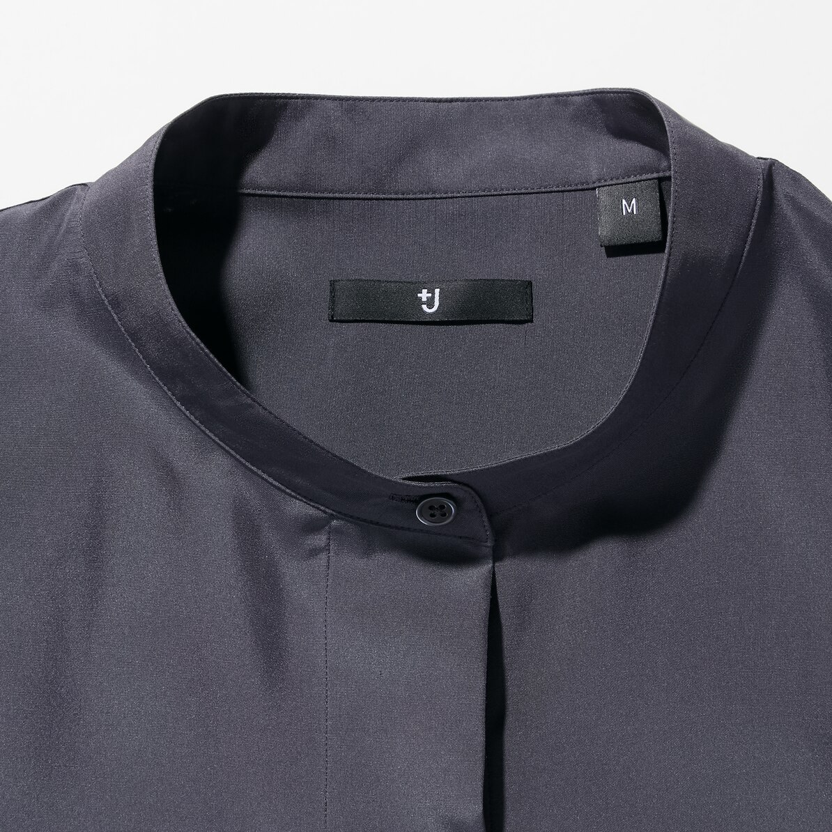 シルクスタンドカラーシャツ 長袖 Women ユニクロ