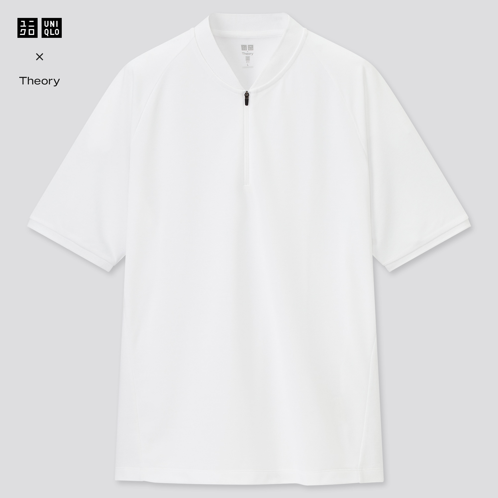 ユニクロ公式 | ドライEXカノコハーフジップ ポロシャツ（半袖）