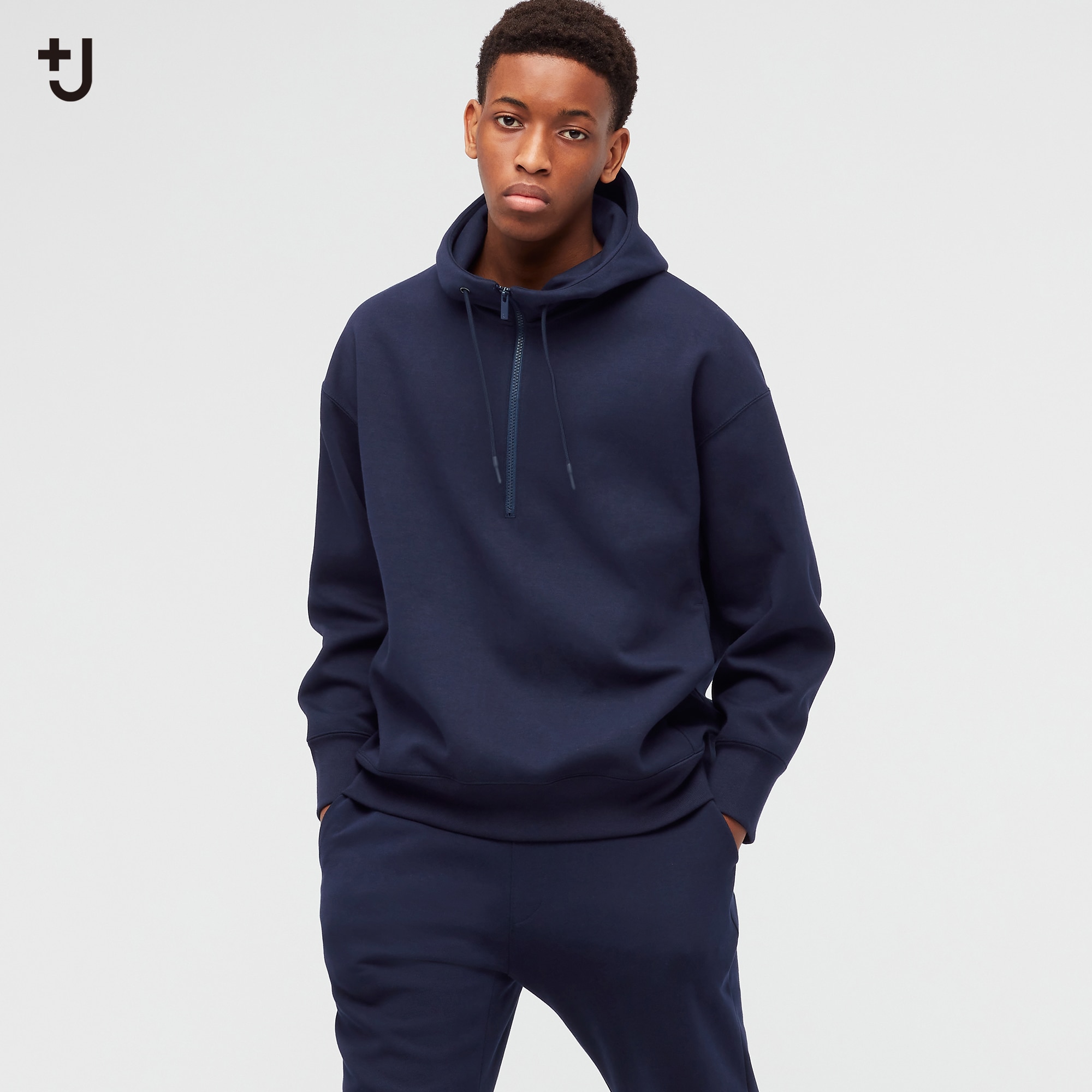 UNIQLO ユニクロ ＋J ハーフジップ パーカー XXL肩幅66 - jkc78.com