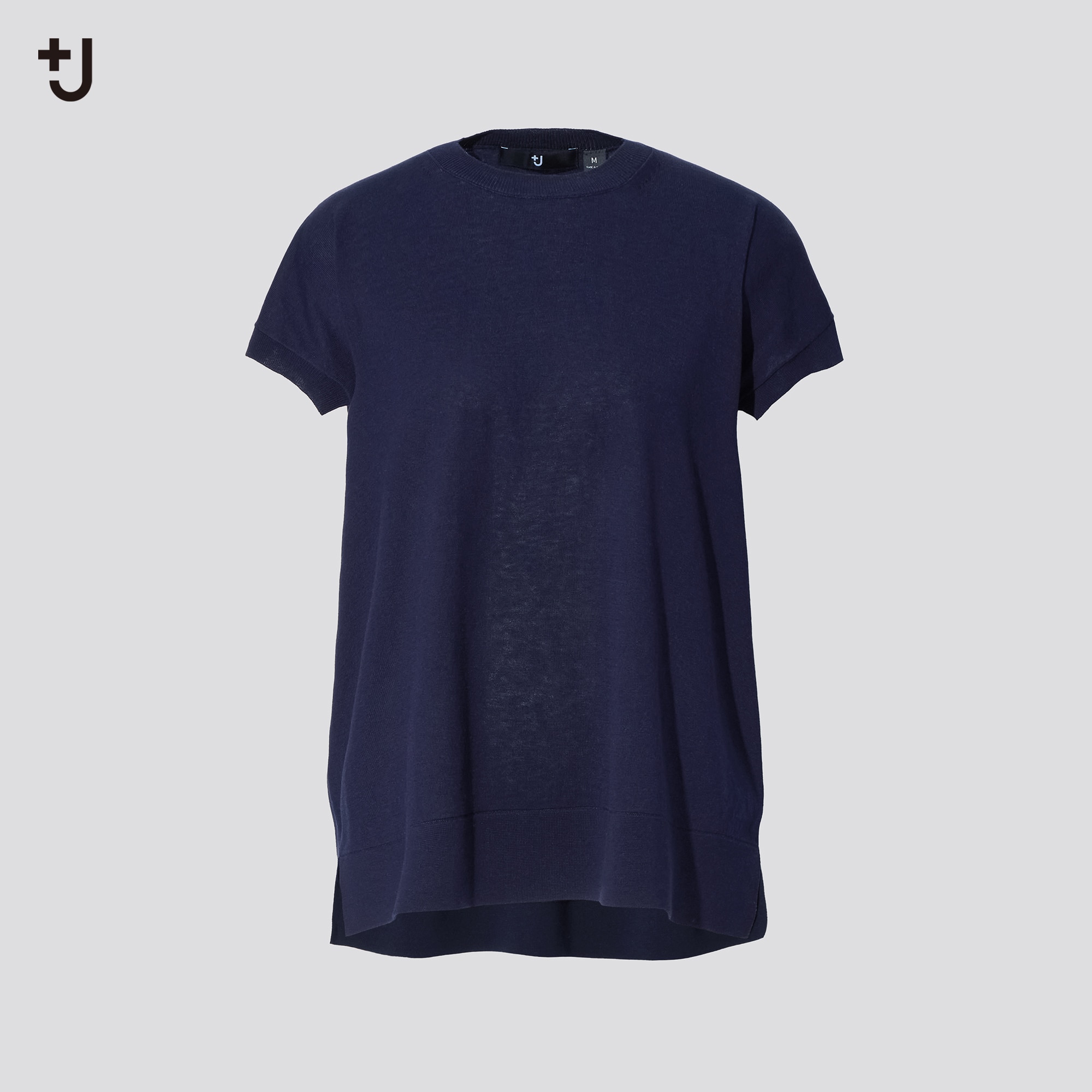 UNIQLOのシルクコットンクルーネックセーター（半袖） | StyleHint