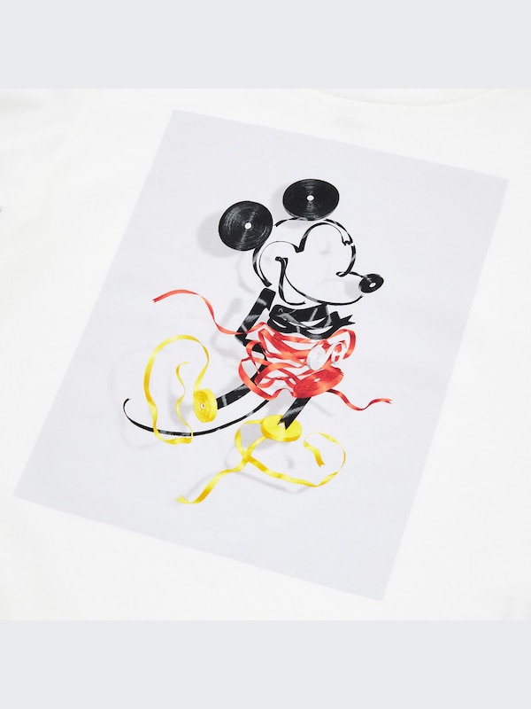 GIRLS ディズニー ミッキーマウス ＆ ミニーマウス アート バイ 吉田ユニ UT グラフィックTシャツ（半袖）