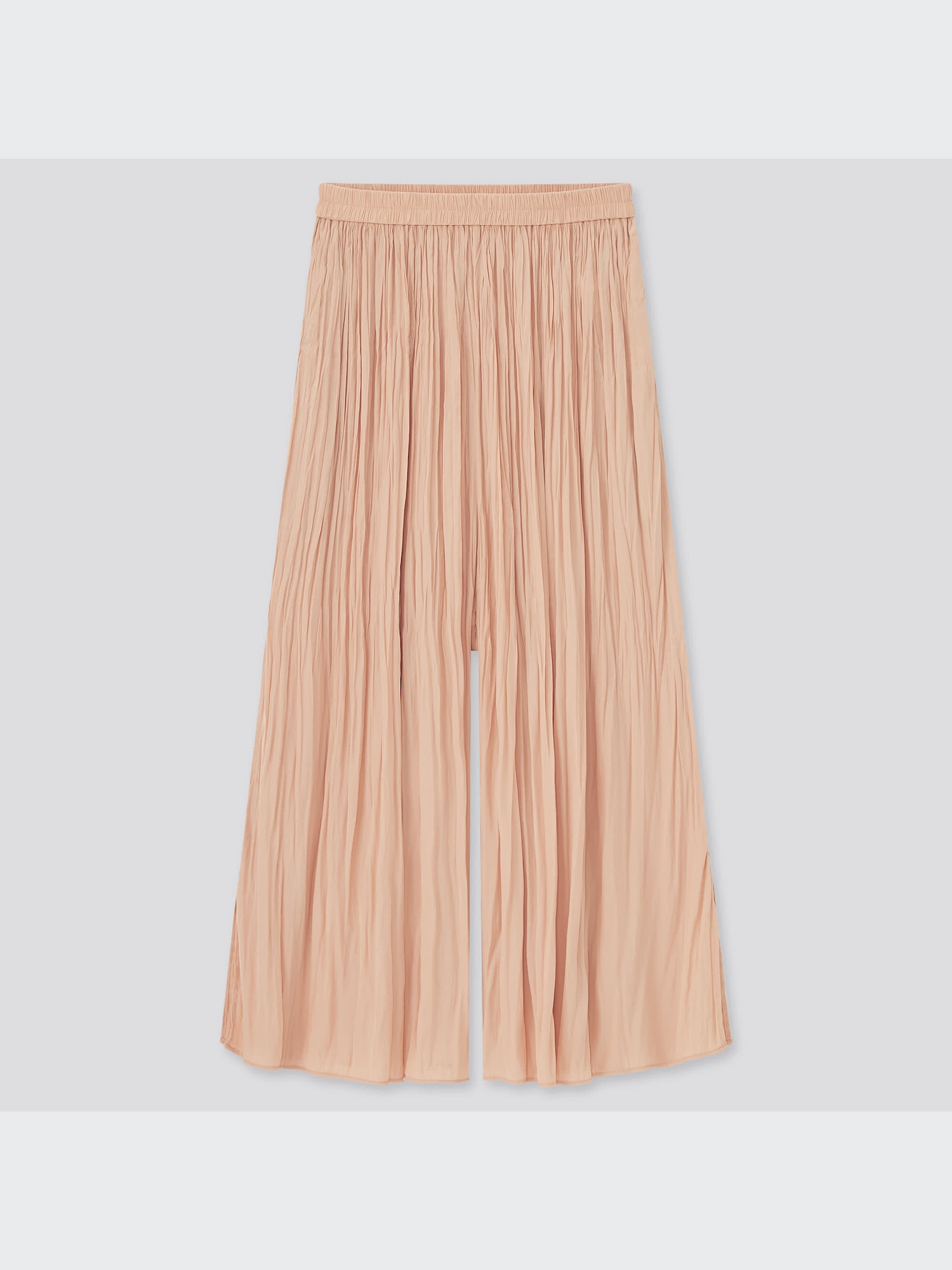 こざきさま ユニクロ公式 | ワッシャーサテンスカートパンツ（丈短め41cm～44㎝）