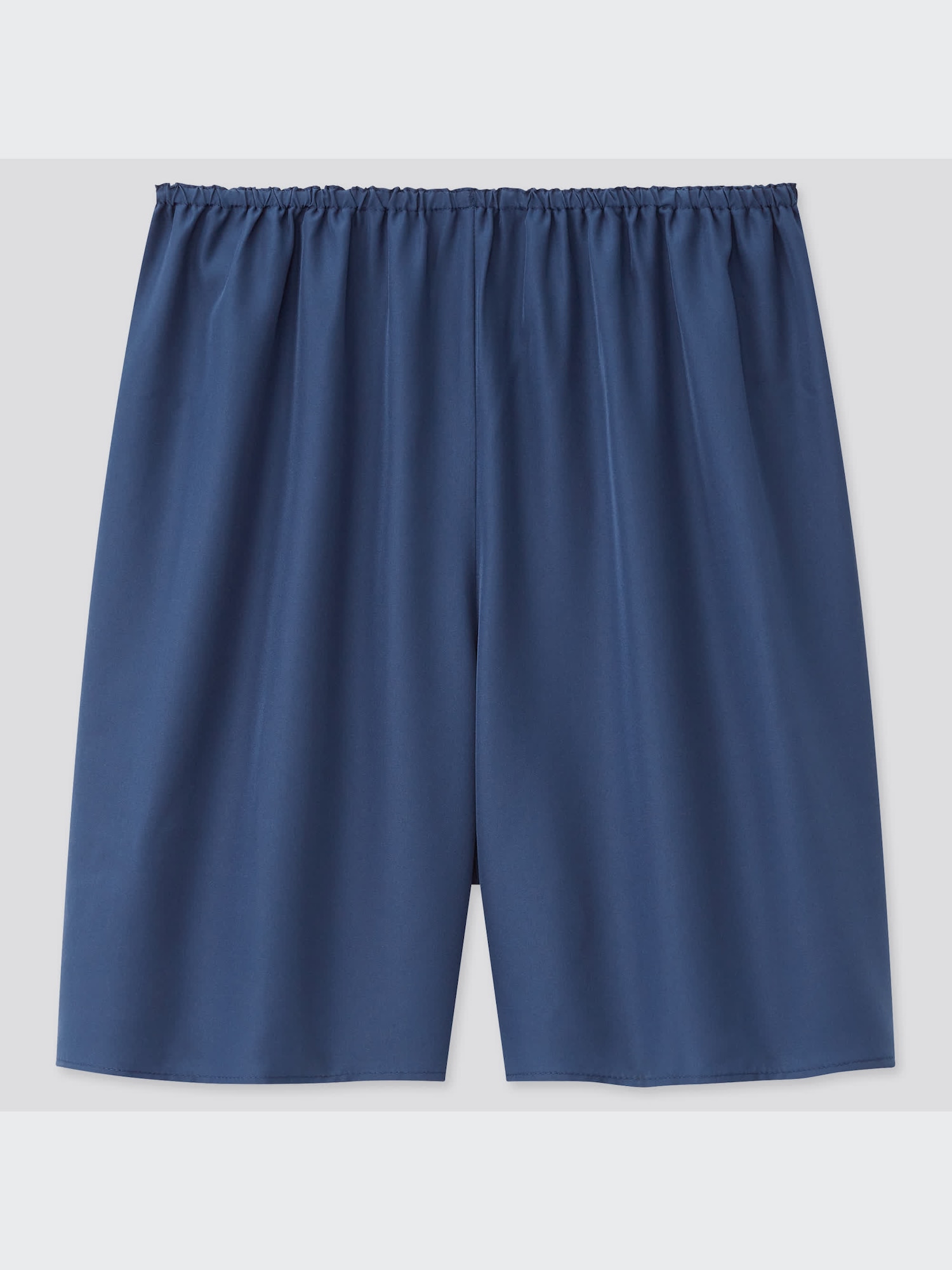 ユニクロ公式 | ワッシャーサテンスカートパンツ（丈短め41cm～44㎝）