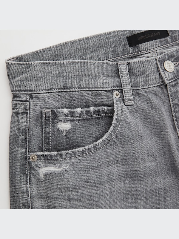 リラックステーパードアンクルジーンズ（丈長め73.5cm）