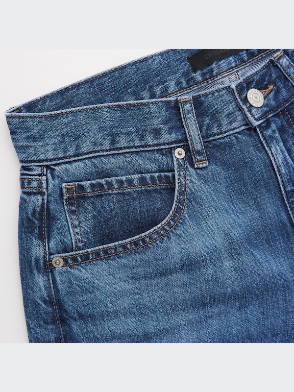 リラックステーパードアンクルジーンズ（丈長め73.5cm）