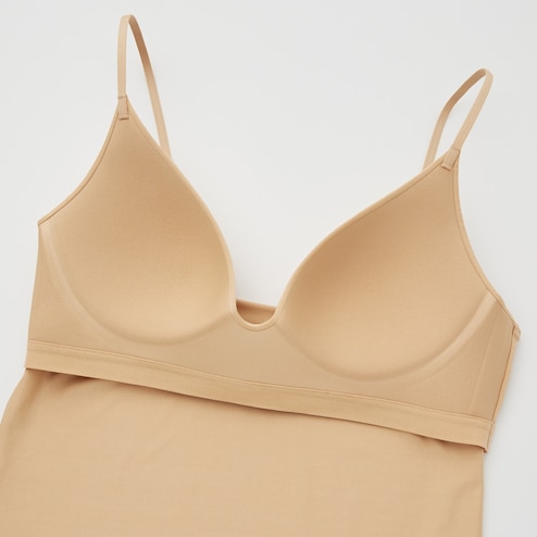 Uniqlo Mame Kurogauchi AIRism plunging bra camisole M, Women's Fashion,  Tops, Other Tops on Carousell