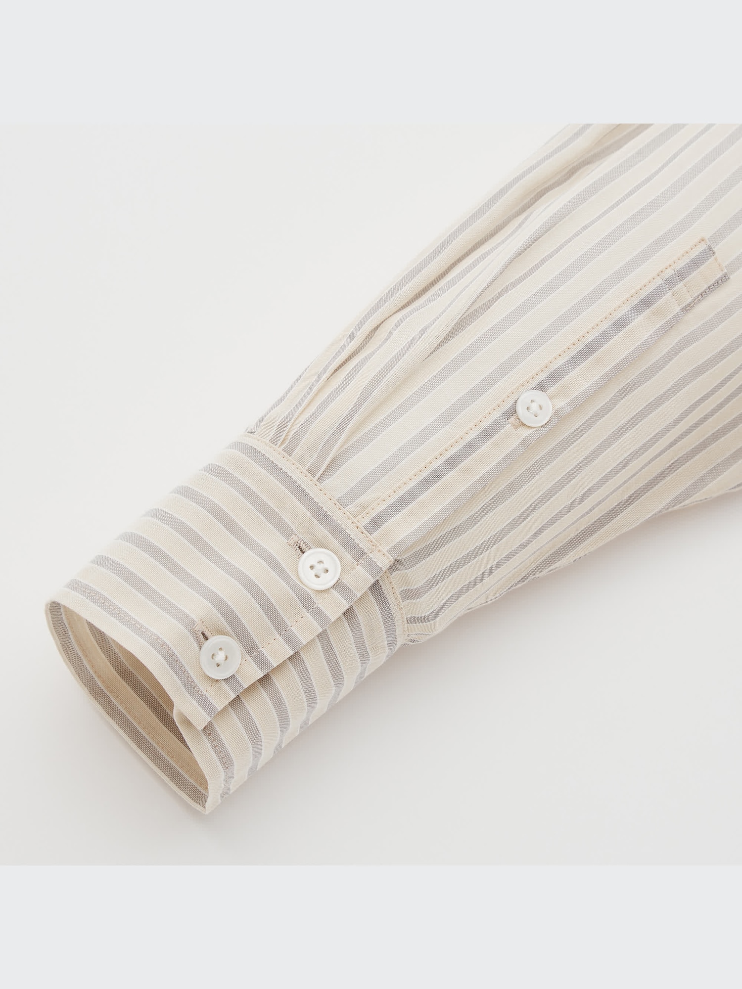 再販希望ございましたらコメント下さい( =＾ω＾) ユニクロ公式 | シアーストライプシャツ（長袖）