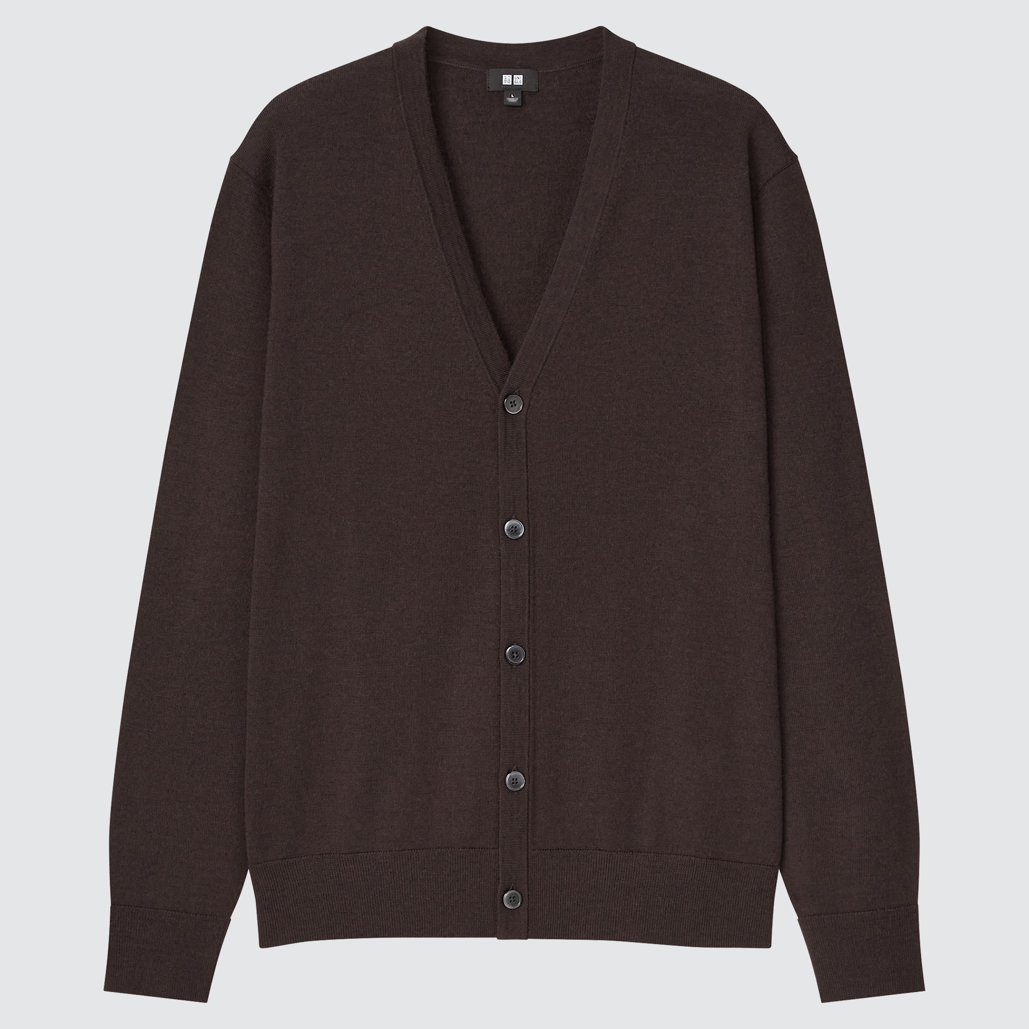 Uniqlo extra shop fine merino cardigan