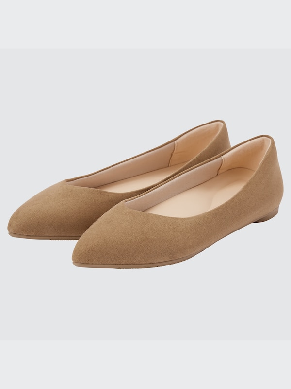 Women's Comfeel Touch Pointed Flat Shoes UNIQLO ID