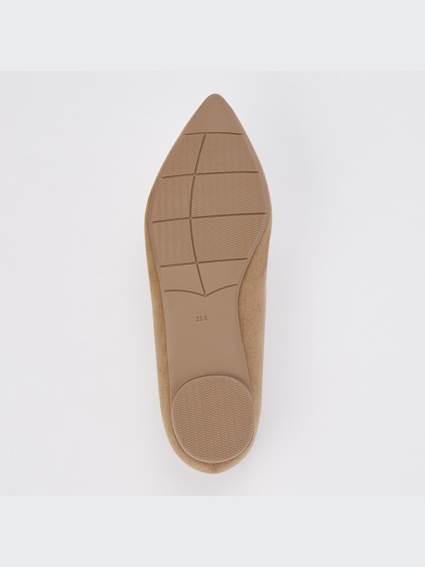 コンフィールタッチポインテッドフラットシューズ