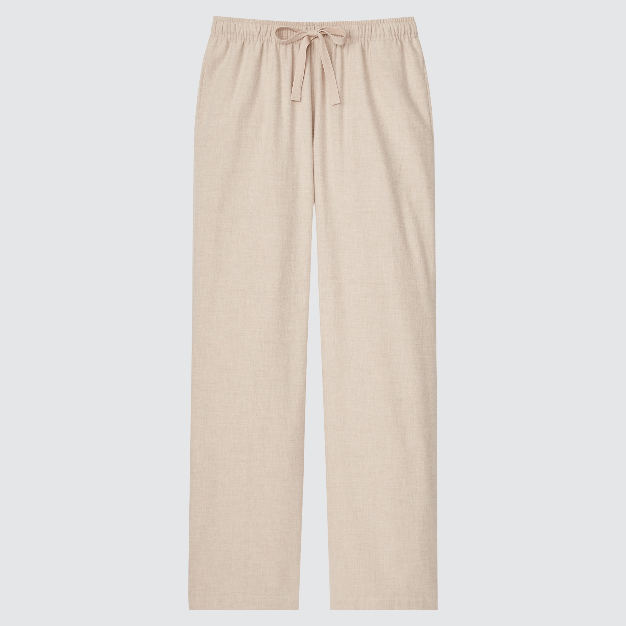 Brand New Uniqlo Linen Cotton Wide Cropped Pants XS 6 Sold Out Beige  eBay