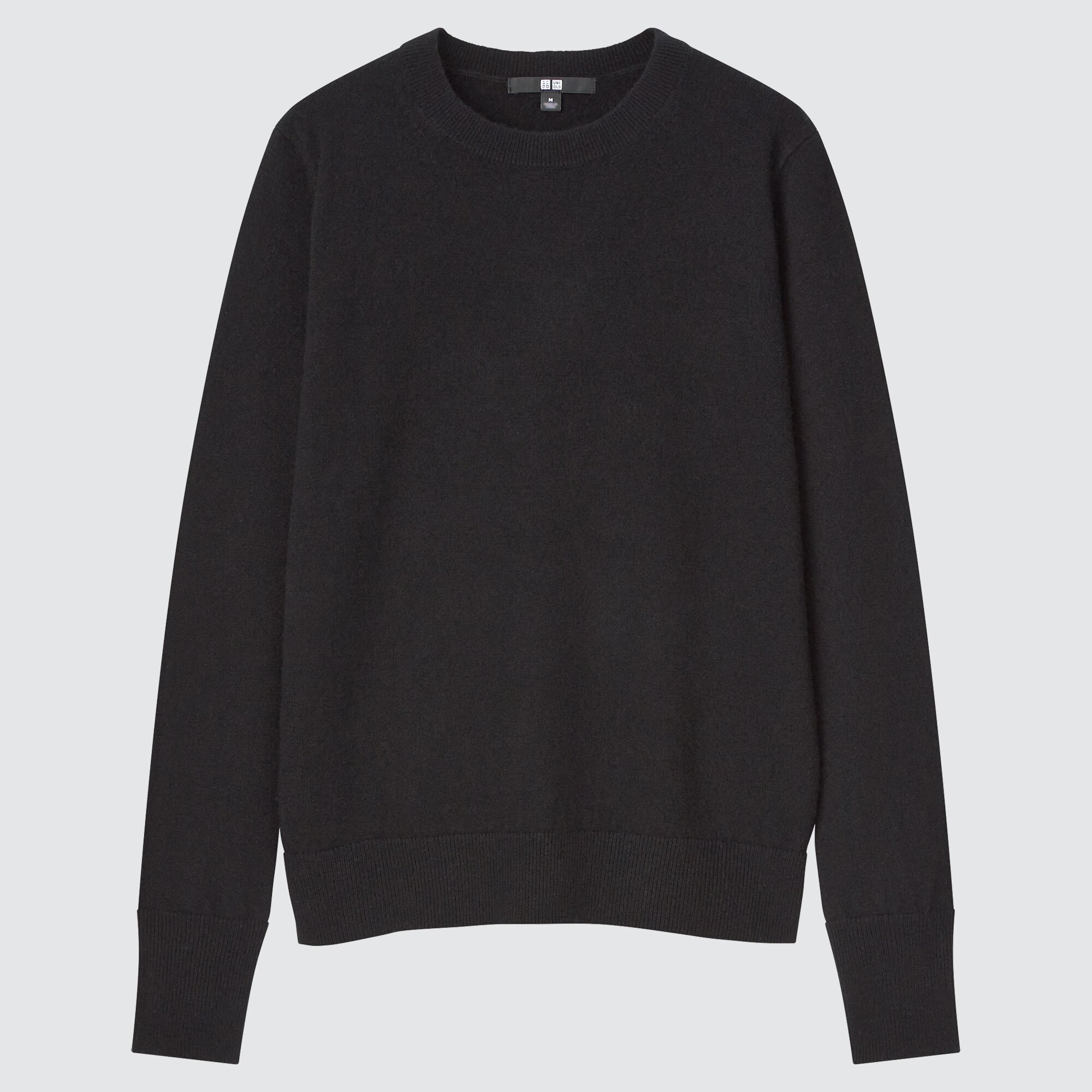 ユニクロ カシミヤクルーネックセーター 08Dark Gray