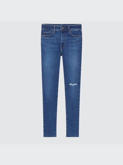 WOMEN'S ULTRA STRETCH SKINNY HIGH RISE JEANS (DAMAGED) UNIQLO SG