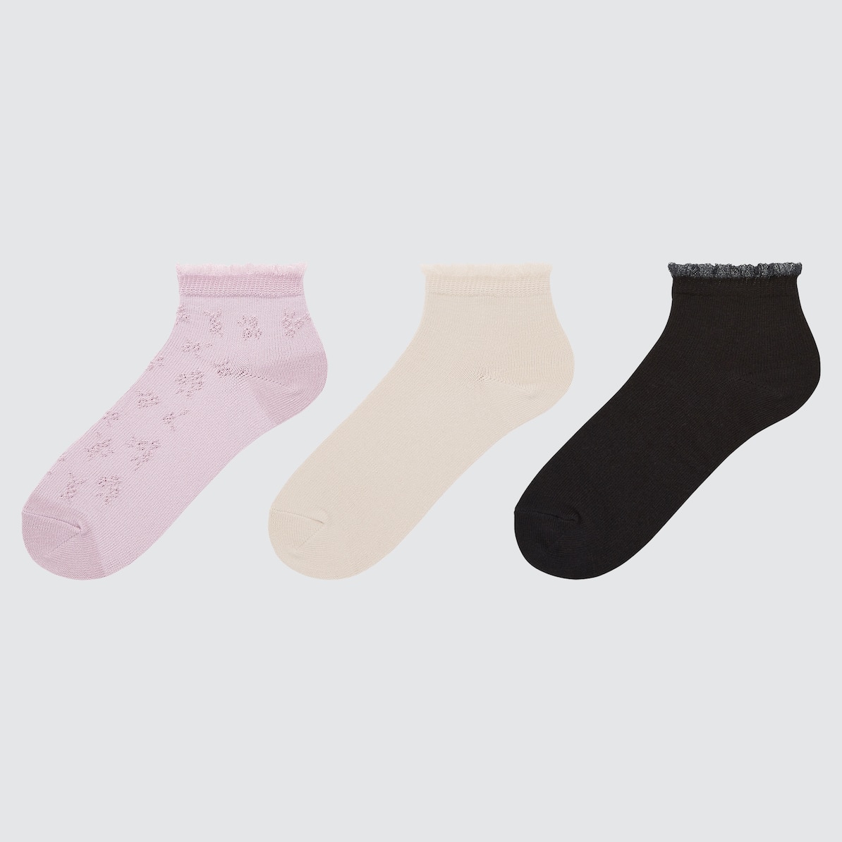 Girls ショートソックス 3足組 Kids ユニクロ Girls ショートソックス 3足組 Kids ユニクロ