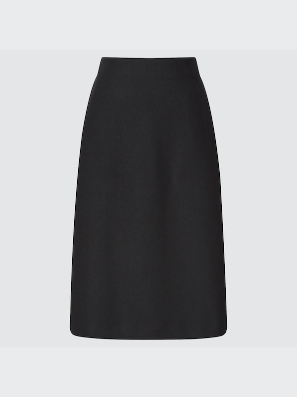 ウールブレンドナローミディスカート（標準丈70～74cm）