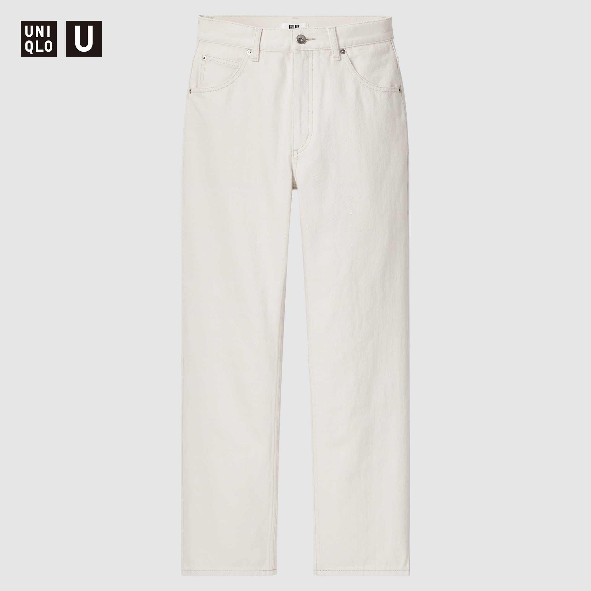 uniqlo u regular fit straight jeans