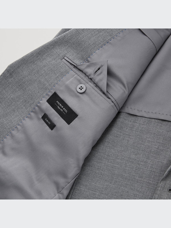 Jaket Stretch Wool Slim Fit