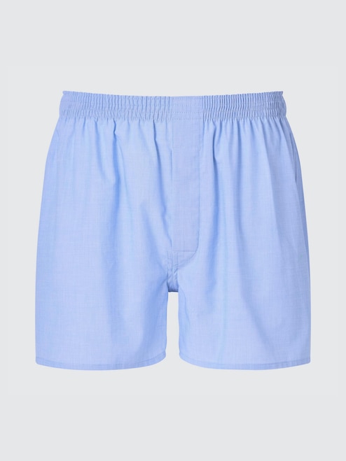 MEN'S WOVEN BROADCLOTH BOXER SHORTS UNIQLO IN