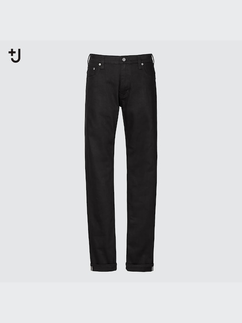 MEN'S +J SELVEDGE SLIM FIT STRAIGHT JEANS UNIQLO SG - Main Image