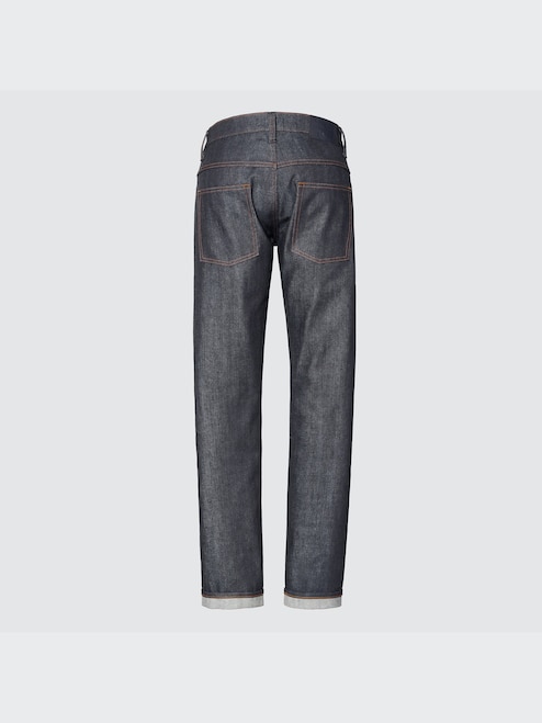 MEN'S +J SELVEDGE SLIM FIT STRAIGHT JEANS UNIQLO SG