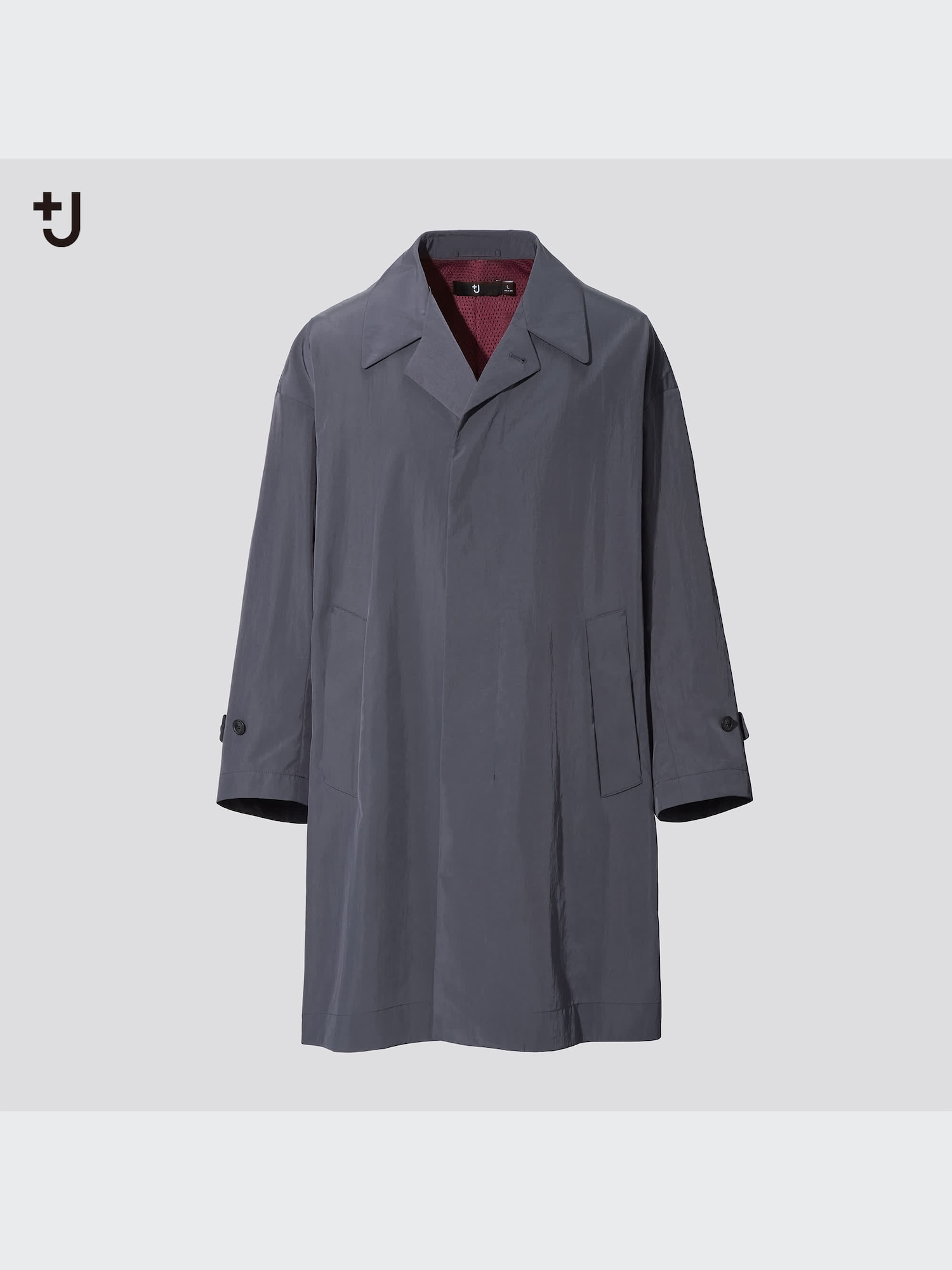 UNIQLO U オーバーサイズステンカラーコート XL グレー ユニクロ UNIQLO U オーバーサイズステンカラーコート XL グレー ユニクロ