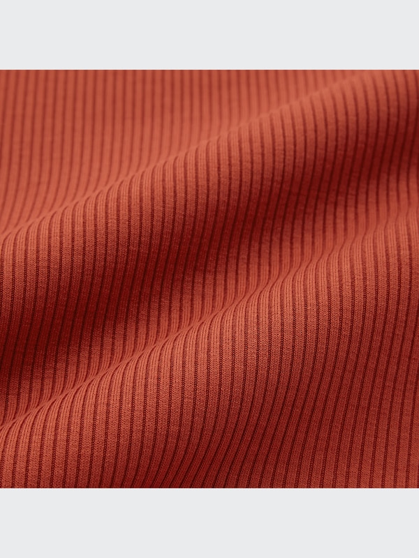 T-Shirt Rib Crew Neck Lengan Pendek