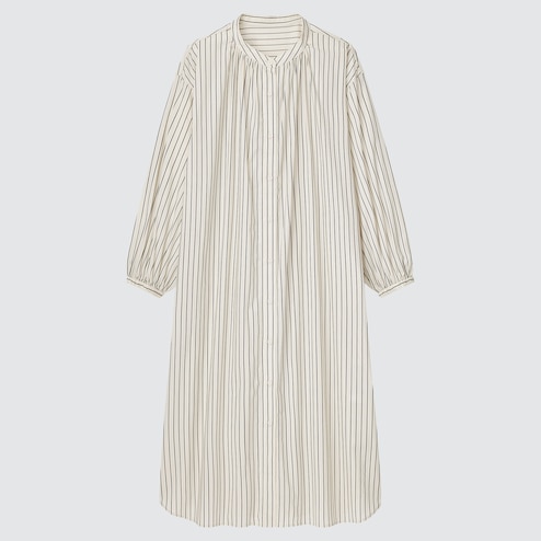 Soft Stretch Pajama Dress (Long Sleeve)