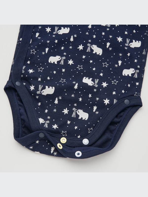 Joy of Print ボディスーツ（長袖・前開き）