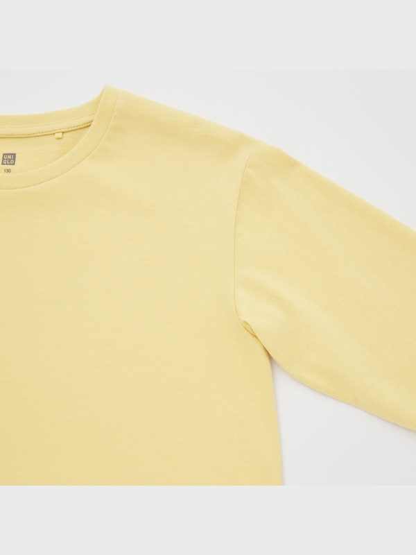GIRLS スムースコットンシャツテールTシャツ（長袖）
