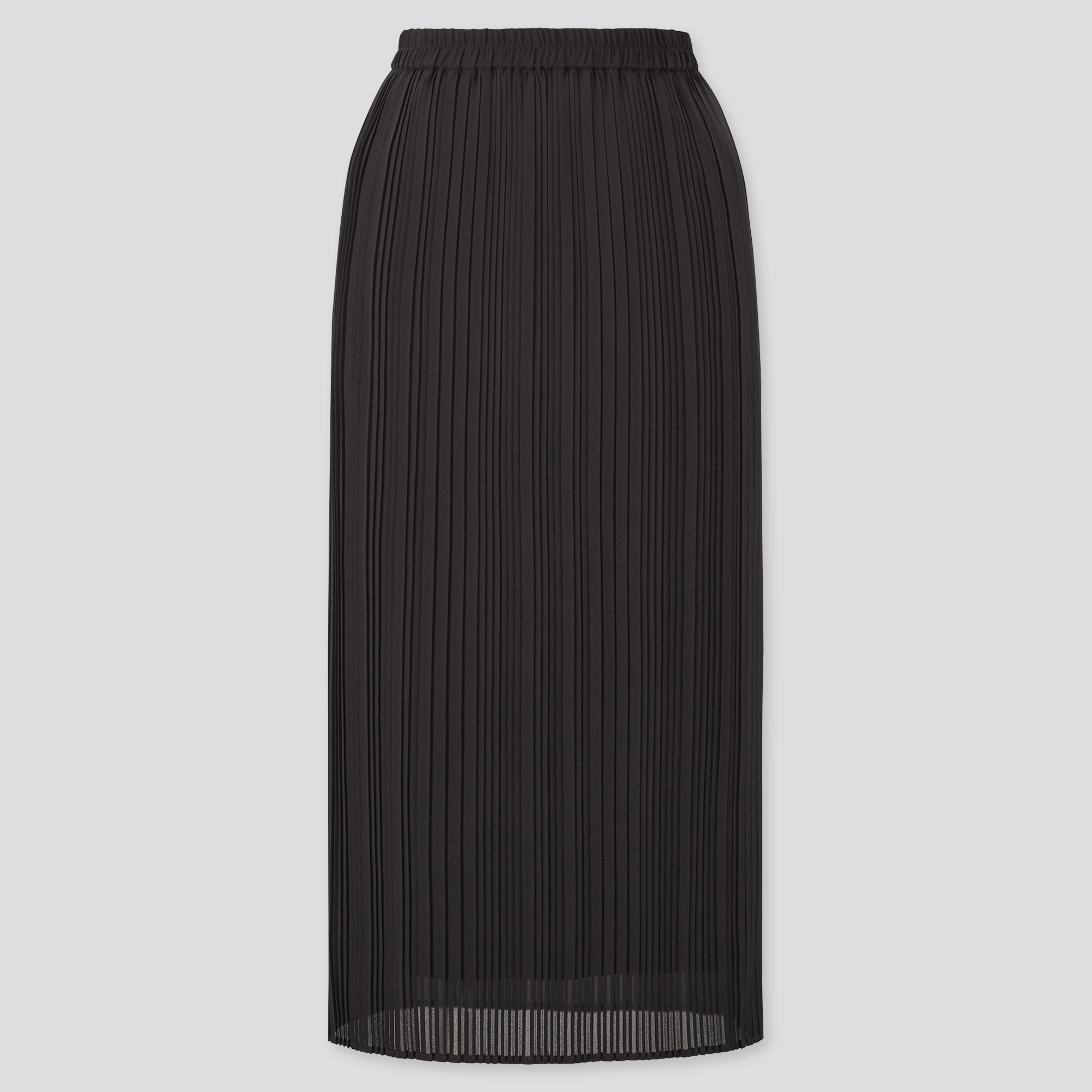 シフォンプリーツナロースカート（丈標準76～80cm）