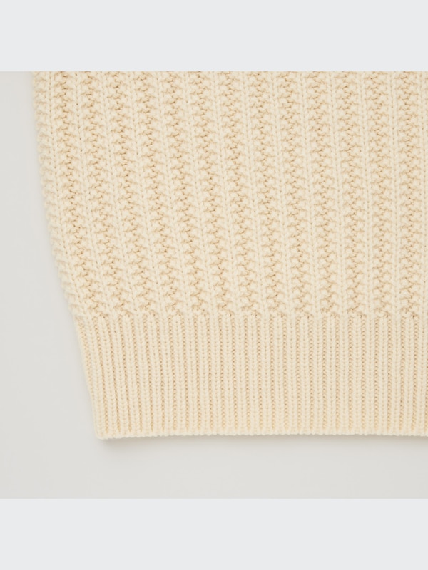 ローゲージクルーネックセーター（長袖）