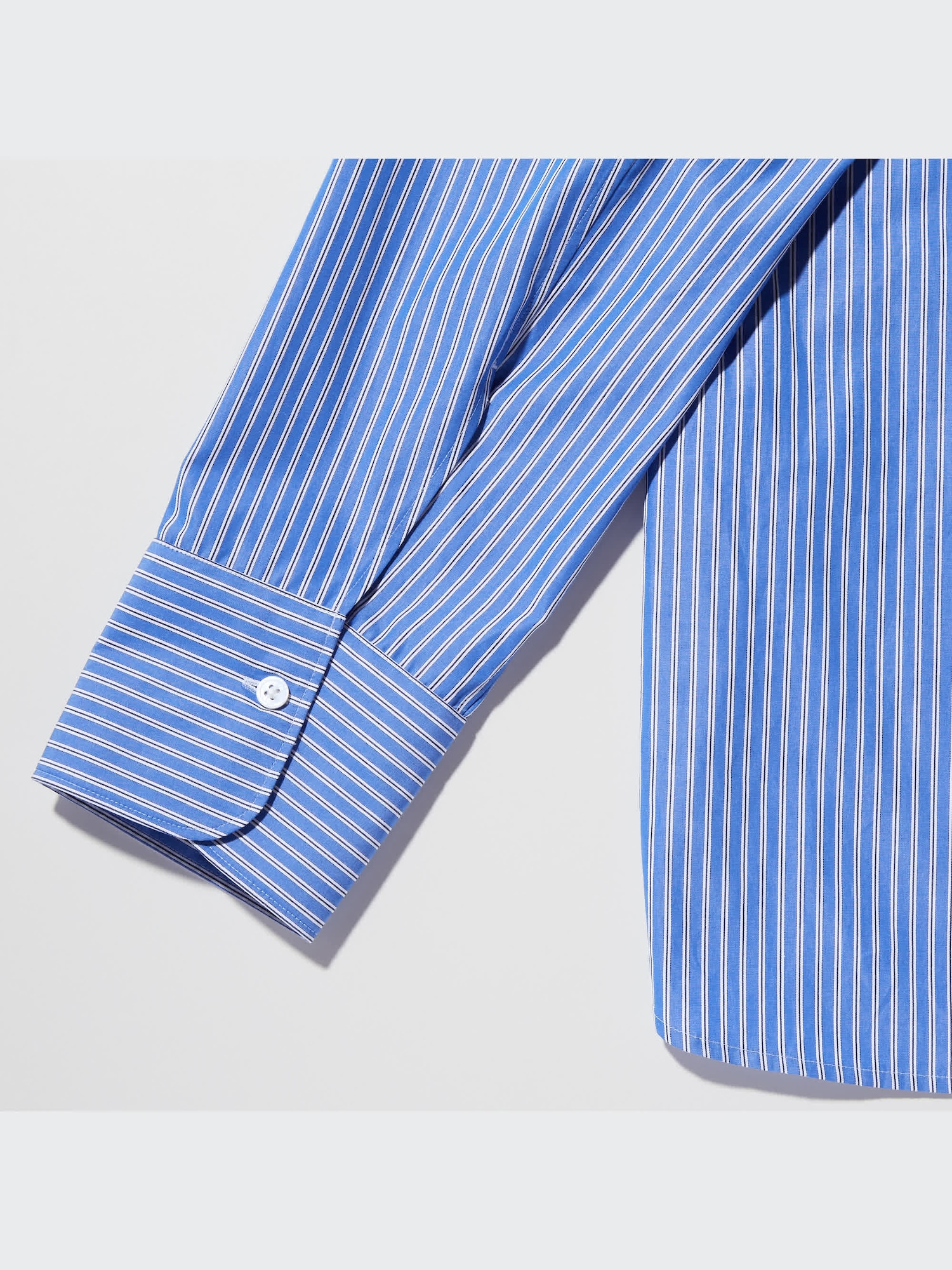 ユニクロ公式 | スーピマコットンオーバーサイズストライプシャツ（長袖）