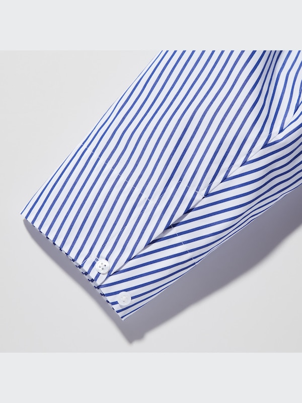 スーピマコットンストライプシャツジャケット（長袖）