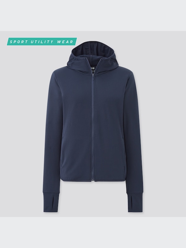 AIRism Jaket Mesh Hoodie UV Protection