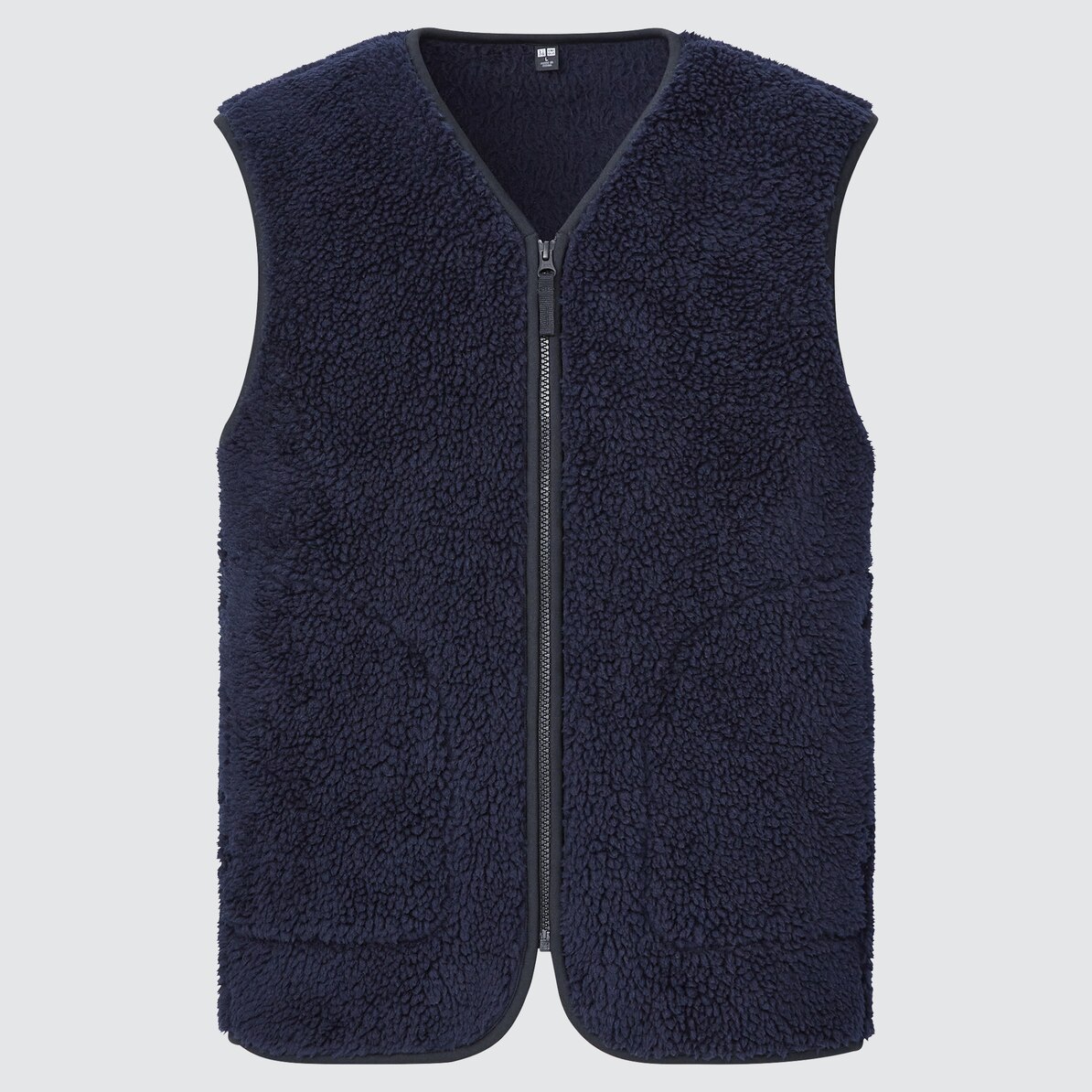 ソフトボアフリースvネックベスト ユニクロ