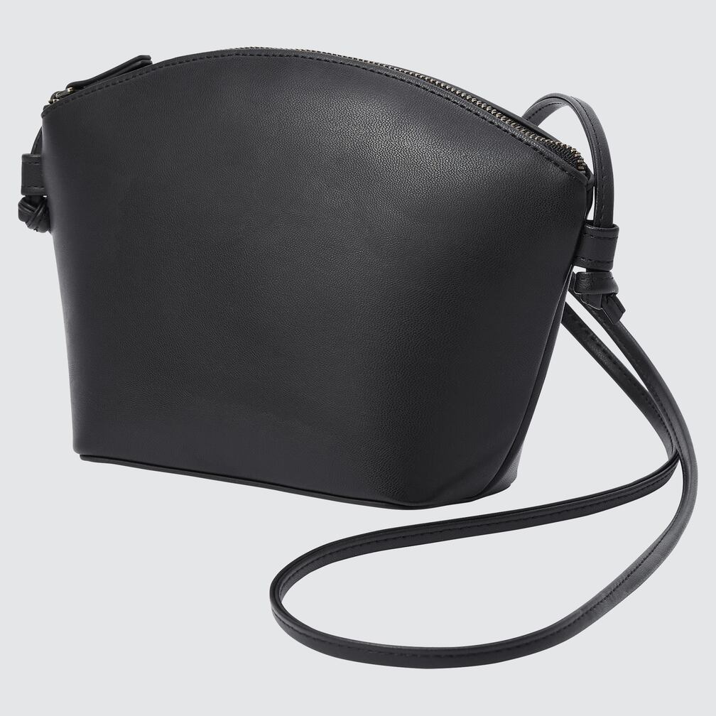 Women S Faux Leather Half Moon Mini Shoulder Bag Uniqlo Sg