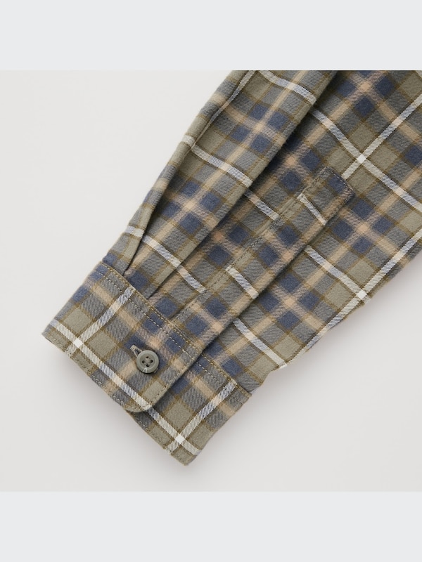 ライトフランネルチェックシャツ（長袖）