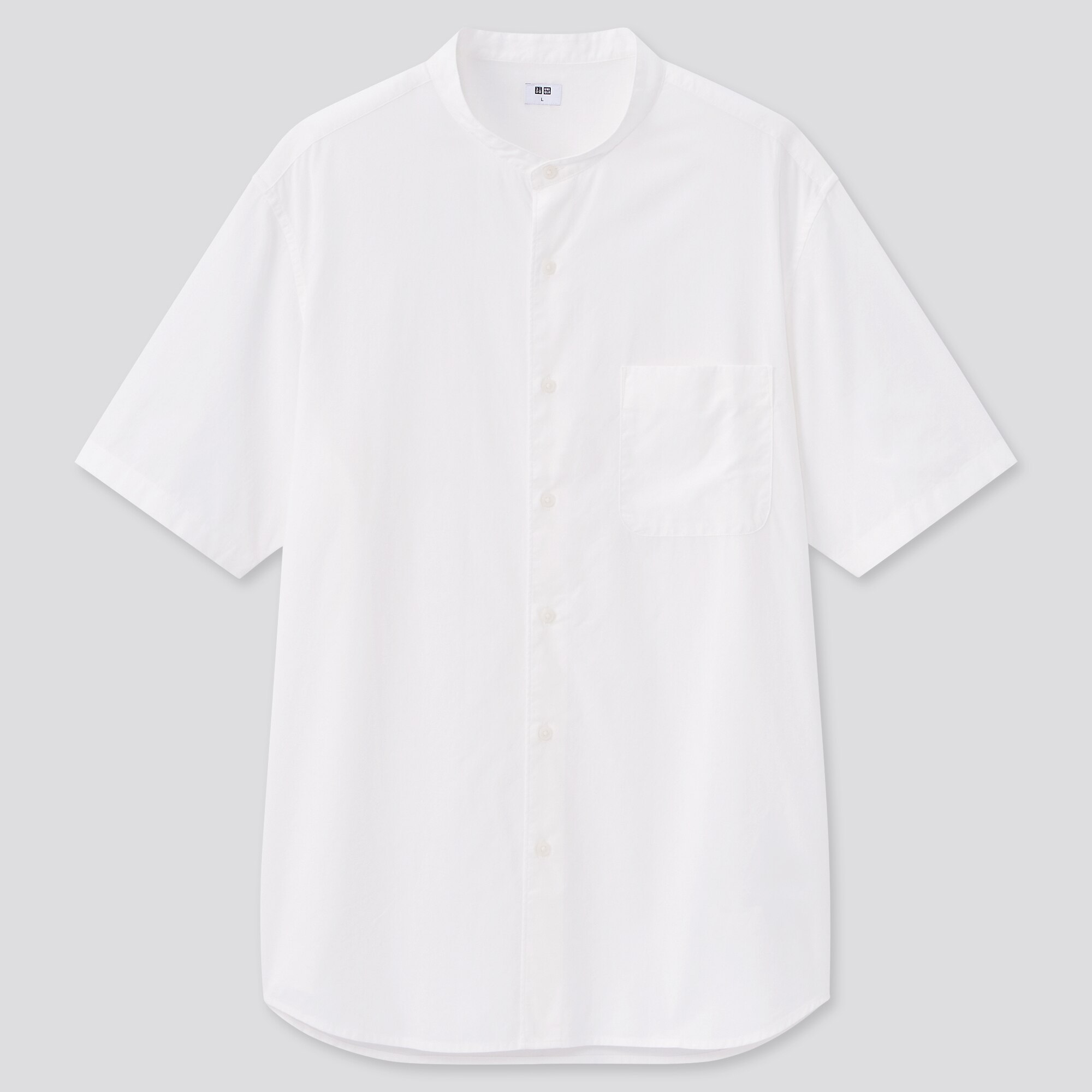 FIND MEN'S COTTON MODAL STAND COLLAR 