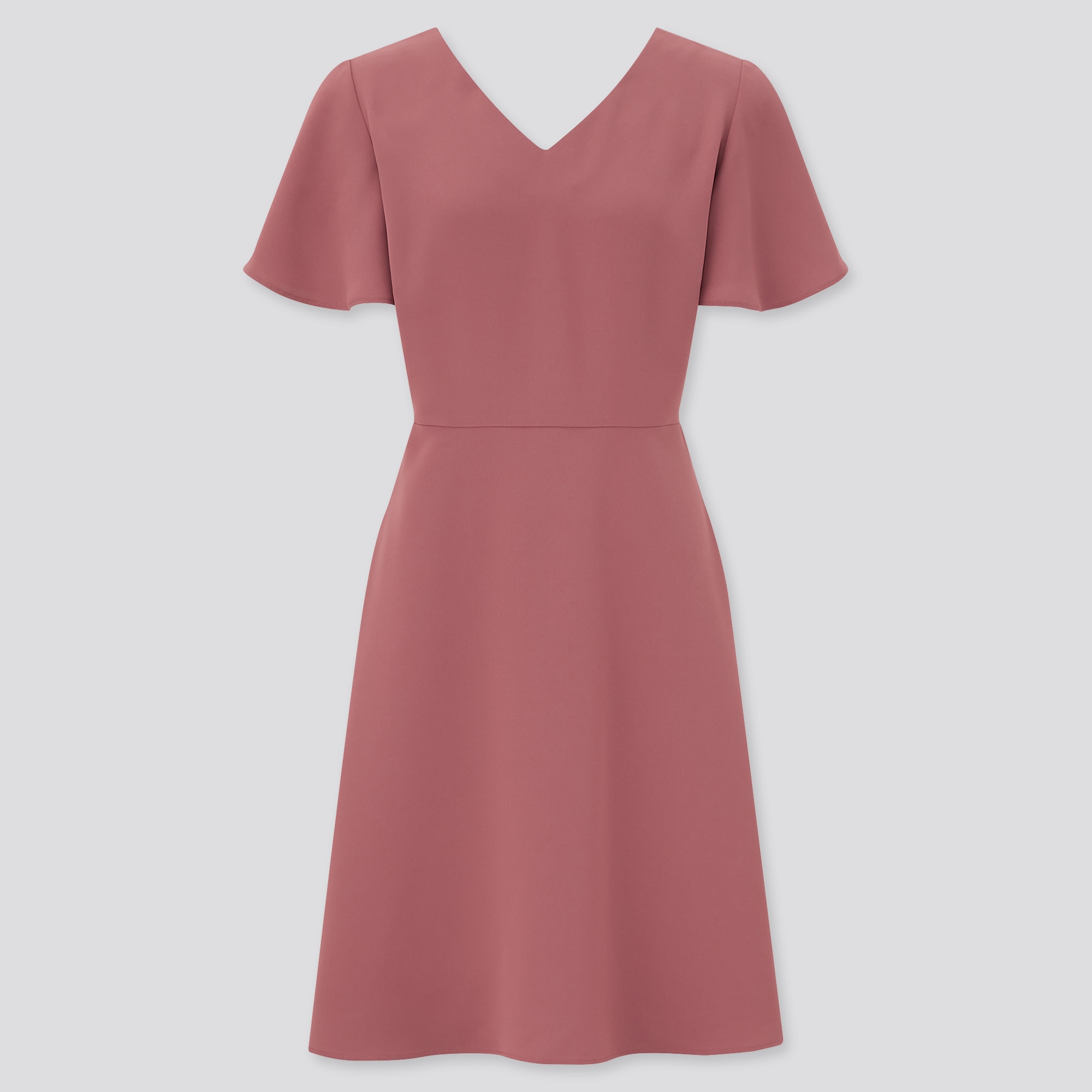 DRAPE FLARE SHORT SLEEVE DRESS | UNIQLO PH