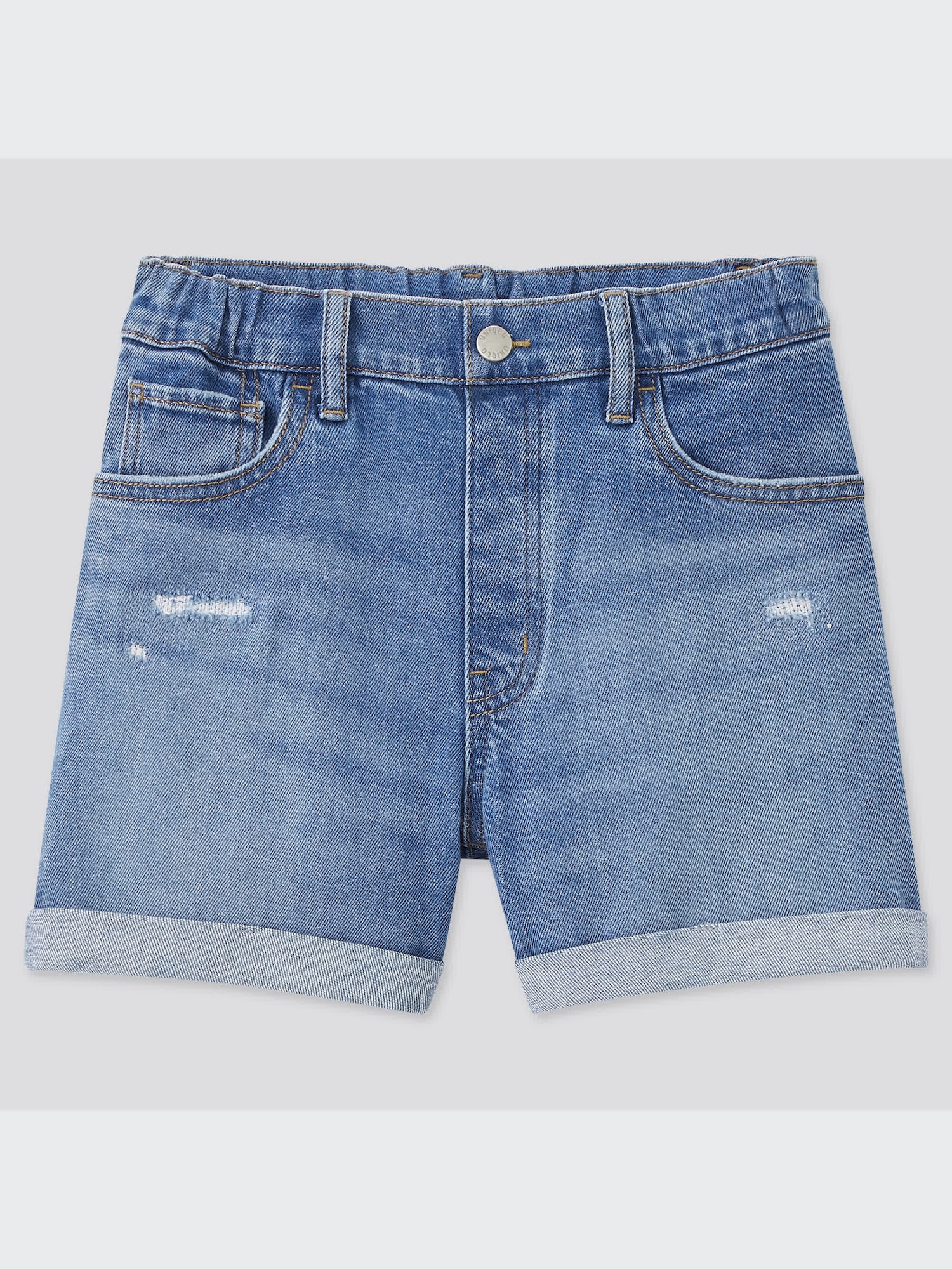 Uniqlo denim shorts sales