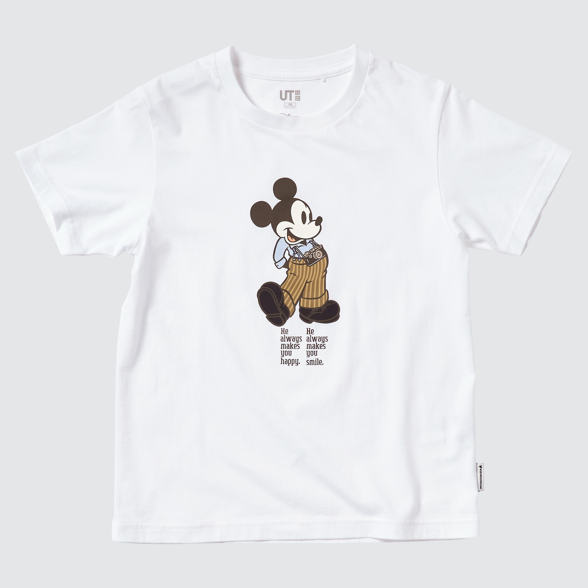 ユニクロ公式 | KIDS ミッキーマウス フォト デイズ 2021 秋冬 UT グラフィックTシャツ（半袖）